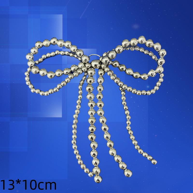 Bow Tassel Pearl Earrings - Elegant Shoelace Design for Women