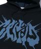 CRITIC Goth Logo Hood Knit Charcoal