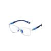 Intellilens Wayfarer Kids Computer Glasses for Eye Protection with Lens Cleaner Solution for Spectacles |  Blue Light Filter Glasses (49-15-130)
