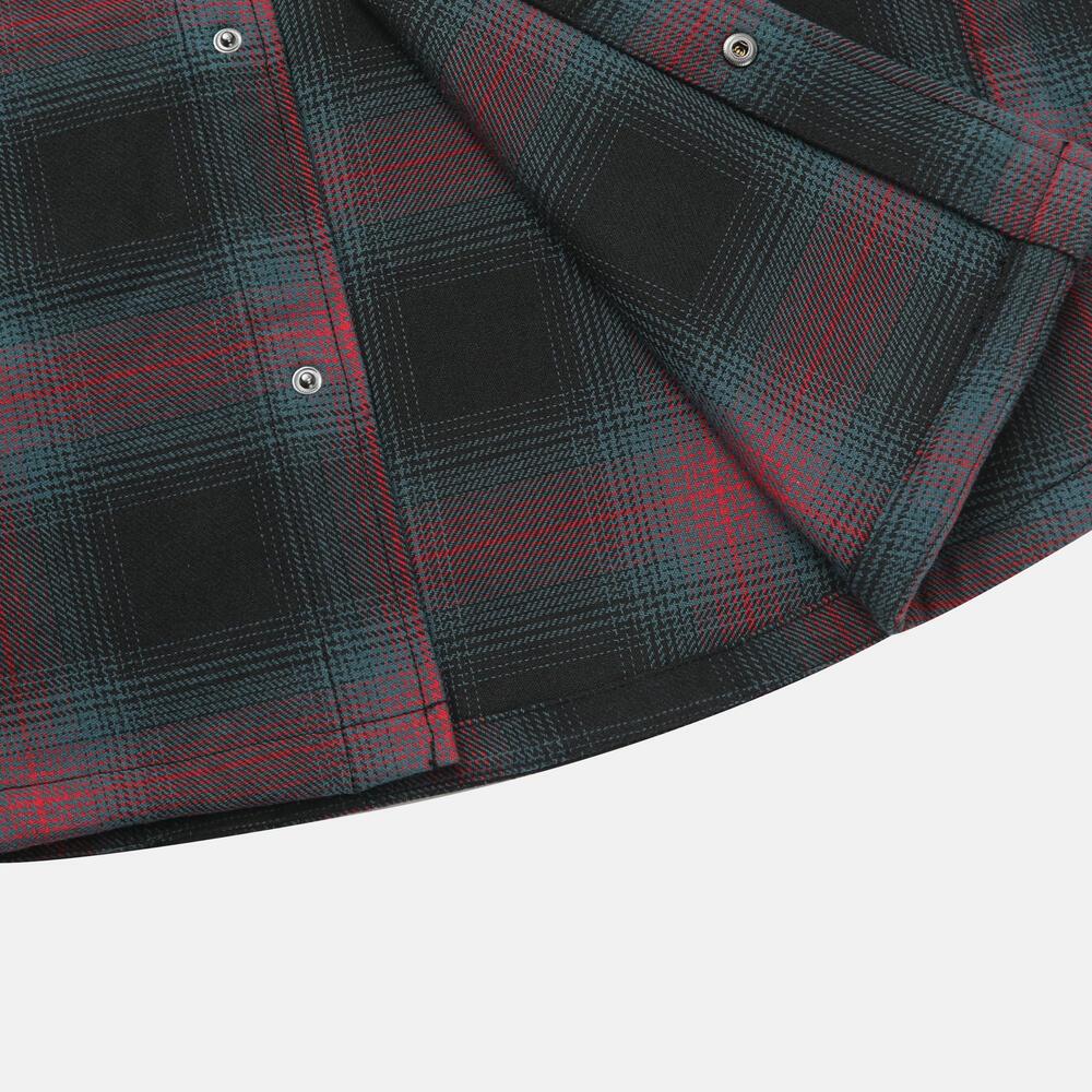 Vans Horse Cny Shacket Plaid Long Sleeve Shirt Men shirts VN000TH1GLR