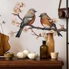 Desen animat Prun Ramuri Păsări Studiu Camera de zi Atmosferă Autocolante decorative de perete Autoadezive