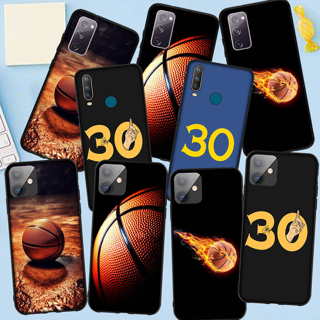 Phone Case for Samsung Galaxy S25 S23 S22 S24 Ultra FE Plus A05 A06 A15 A16 A36 A37 A35 A54 A55 A56 A57 A25 A53 A17 Basketball Sports No 30 No30 Cover