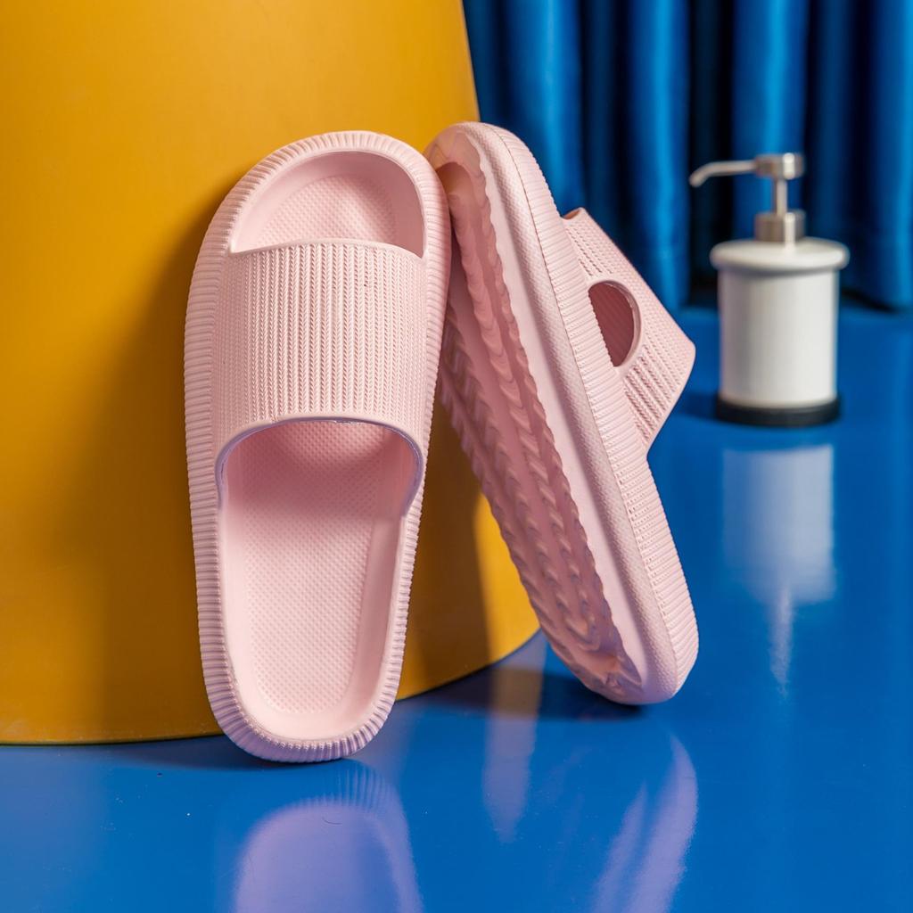 Unisex Summer Indoor/Outdoor EVA Home Slippers - Comfort Sandals with Step-on-Poop Cushion