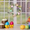 Colorful 5.9ft Artificial Easter Egg Wreath - Rustic Spring Vine Decoration for Holiday & Table Centerpiece, Decoration, 1pc