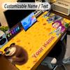 Large Mouse PadMasha and the Bear Custom Name Text Personalized Desk Mat Non Slip Gaming Pad