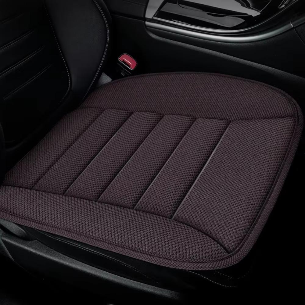 New Linen Car Seat Cover Breathable Durable Car Seat Cushion Comfortable Soft Non-Slip Car Cushion Pad Summer All Season
