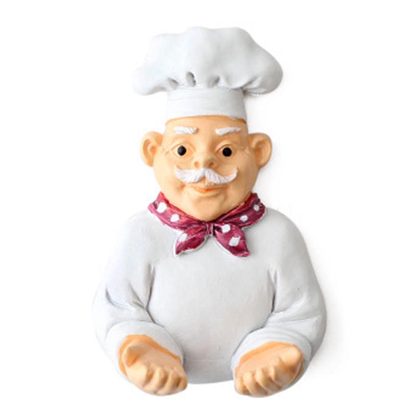 Niedliche Cartoon-Kochform-Stecker-Aufbewahrungshaken Kreativer nagelfreier Wandhaken Dekoration