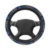 DIZZY Car Steering Wheel Cover for Kei and Standard Comfortable To the Interior 38cm Cars, Stylish, Non-Slip, Stain-Resistant, Touch, Accessory, Item,