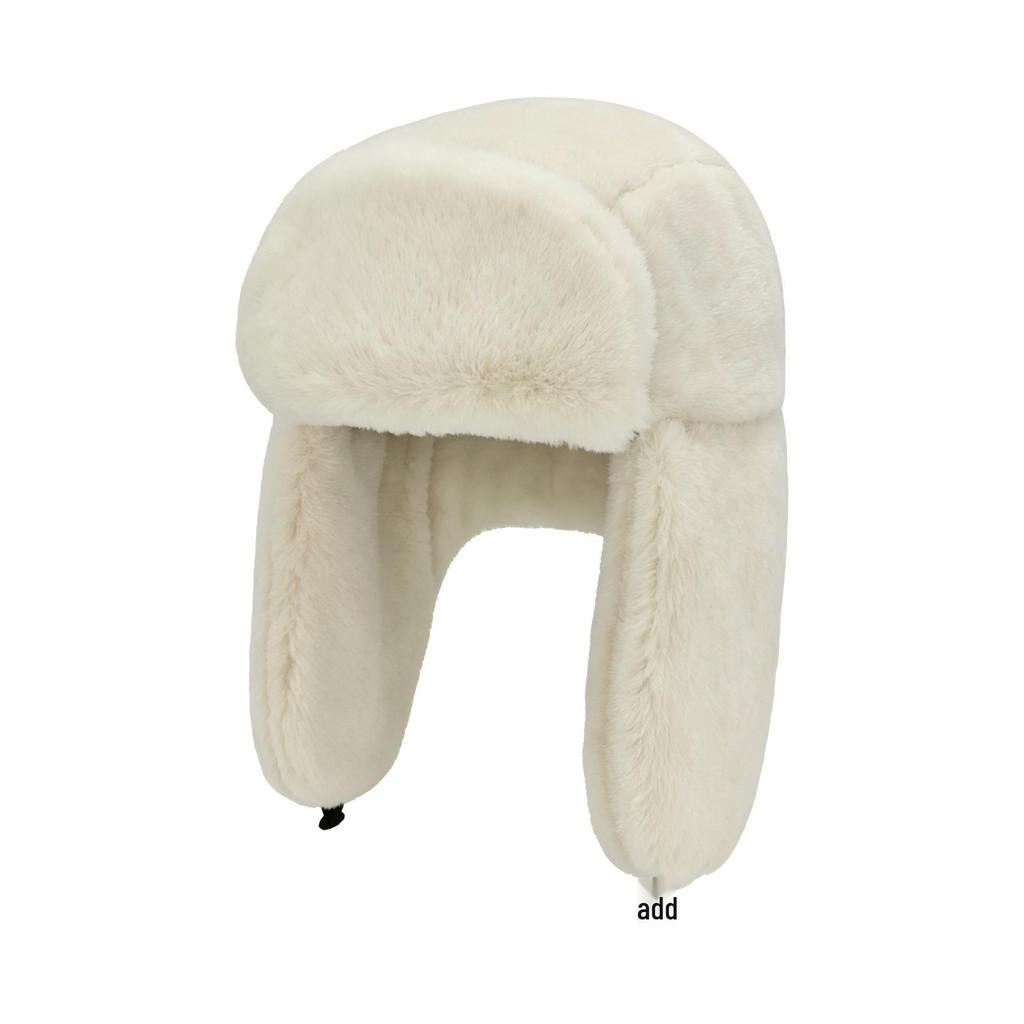 Women's Winter Velvet Balaclava Hat - Windproof Ear Protection for Cycling