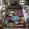 Versace Customize Text Floor Mat Suitable for Living Rooms Dormitory Outdoor Playrooms Anti-slip Rug Anime Office Decor