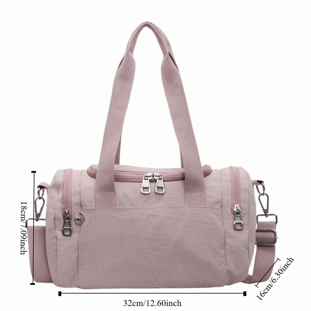 Nylon Women's Fitness Handbag Wet Dry Separation Gym Storage Bag Casual Shoulder Bag Training