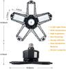 30/45/180W LED Garage Light E26/E27 Deformable Ceiling Light Warehouse Lighting Bulb with 5 Adjustable Panel Industrial LED Lamp