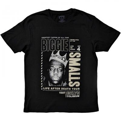 T-shirt in cotone Biggie Smalls unisex per adulti Life After Death Tour