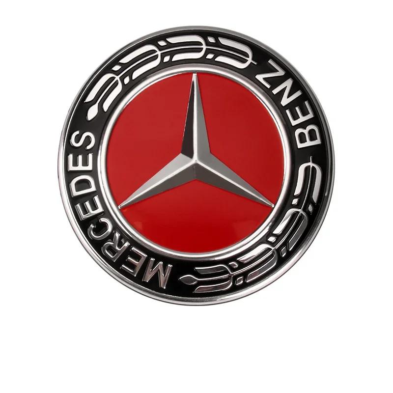2025 Hot For Mercedes Benz 4PCS 75mm Car Wheel Center Hub Caps Cover for Mercedes Benz B/C/E/S Class A Class C200L GLC GLK CLA W