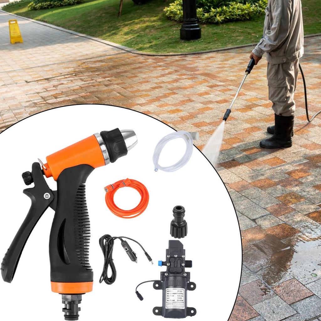 Hochdruckreiniger Hochdruckreiniger Tragbarer Reiniger Auto-Stop Reinigungsmaschine Detailierhilfe für Wohnmobil Boot Terrasse Gehweg