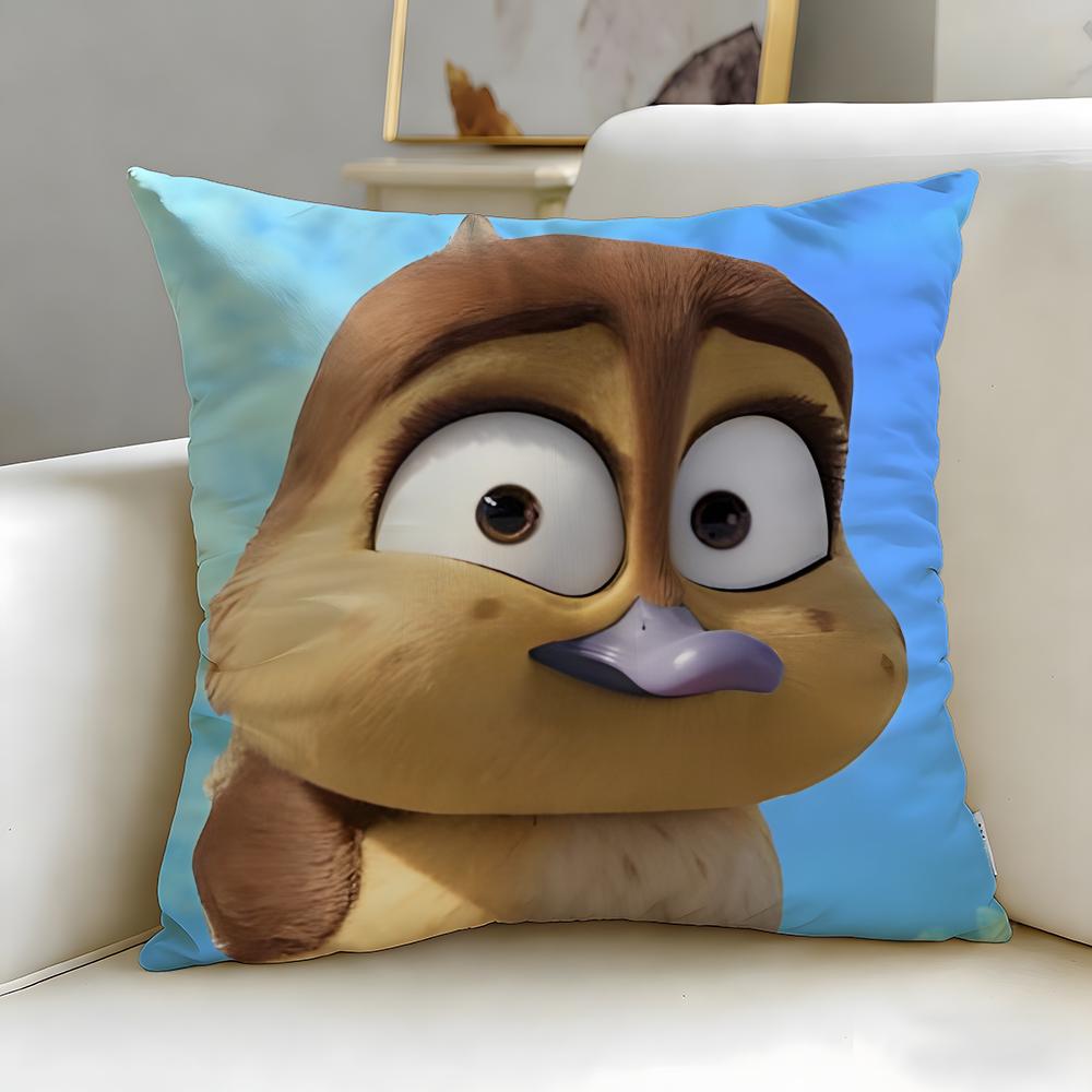 classic animated movie Migration Cushion Cover Soft  EasyWash Pillow Case  Versatile for Couch Bed Travel and Office