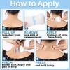 10PCS neck lift sticker invisible does not hurt the skin PU film waterproof and breathable neck lift sticker neck pattern sticker spot