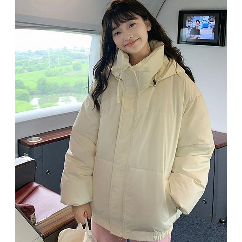 Осенне-зимняя короткая куртка из хлопка — фото 10