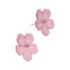 Sakrua For Women Pink Flower Cherry Blossoms Flower Earrings Stud Earrings Resin Fashion Jewelry