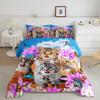 Tractor Bedding Sets for Boys Twin Size Toddler Kids Cute Cartoon Farm Animals Comforter Set Girls Children Farmhouse Country Down Comforter