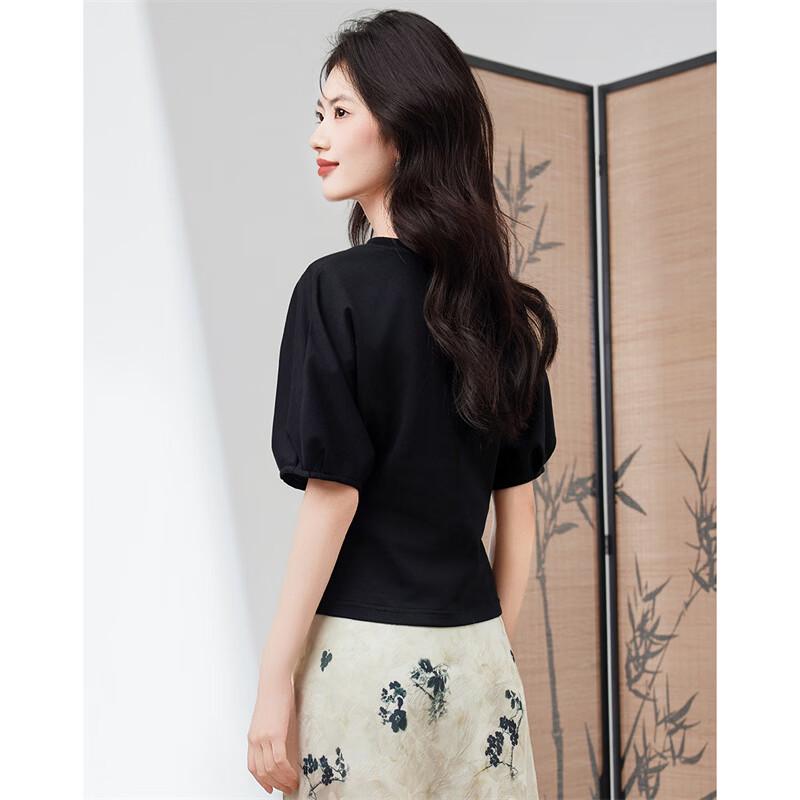 Irregular Waist Slimming Short Sleeve T-Shirt