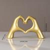 1PC love gesture resin ornament romantic confession ornament couple desktop home ornament Valentine's Day birthday gift