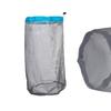 Bolsa de malla ultraligera con cordón para almacenamiento de artículos para viajes al aire libre, senderismo y acampada.(Azul XL)