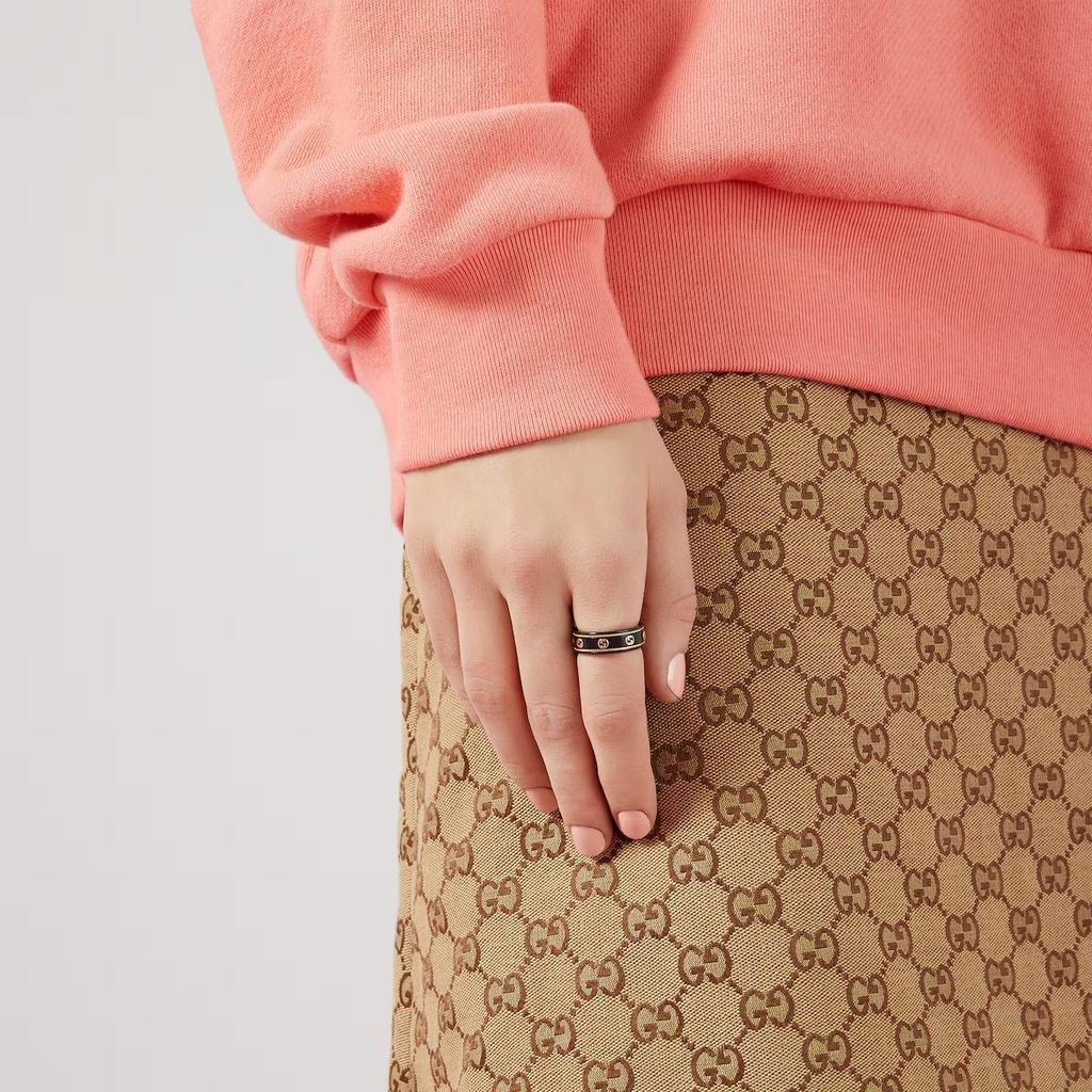 Gucci Icon 18k Ring mit ineinandergreifendem G 606826-I0H11-8029
