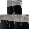 Gothic Alloy Pendant Necklace With Geometric Design For Fashionable Women