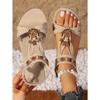 Women's Plus Size New Summer Ethnic Style Fashionable Versatile Flat Breathable Casual Sandals