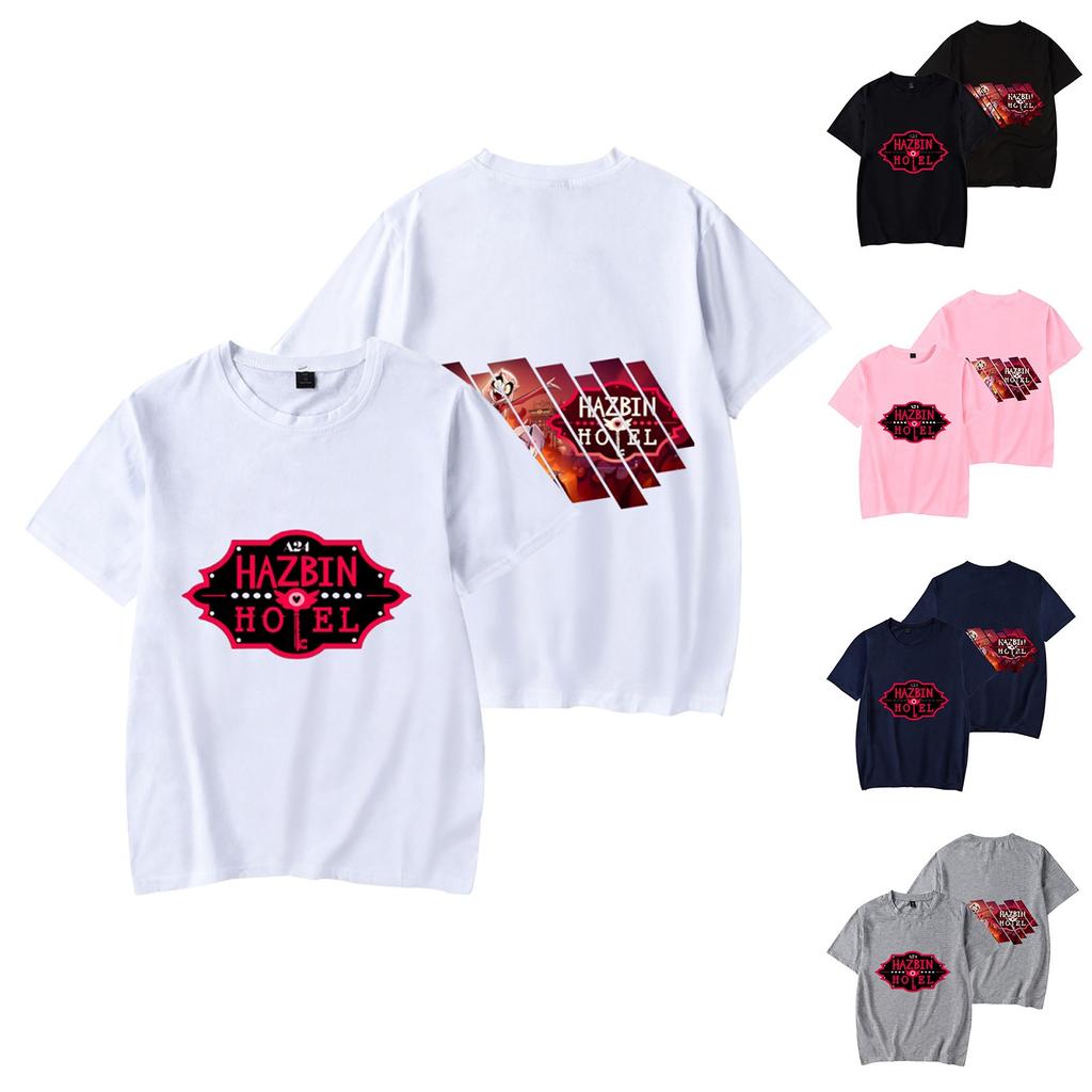 Bedrucktes Unisex-Kurzarm-T-Shirt. Lockeres, lässiges Unisex-Kurzarm-Oberteil