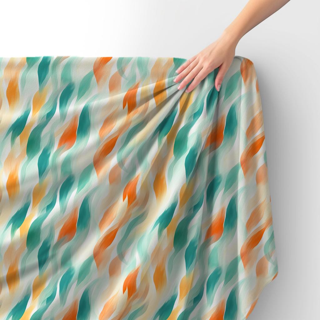 Royal Velvet Fabric Polyester For Sewing - Motif Abstraction - Rdx2125