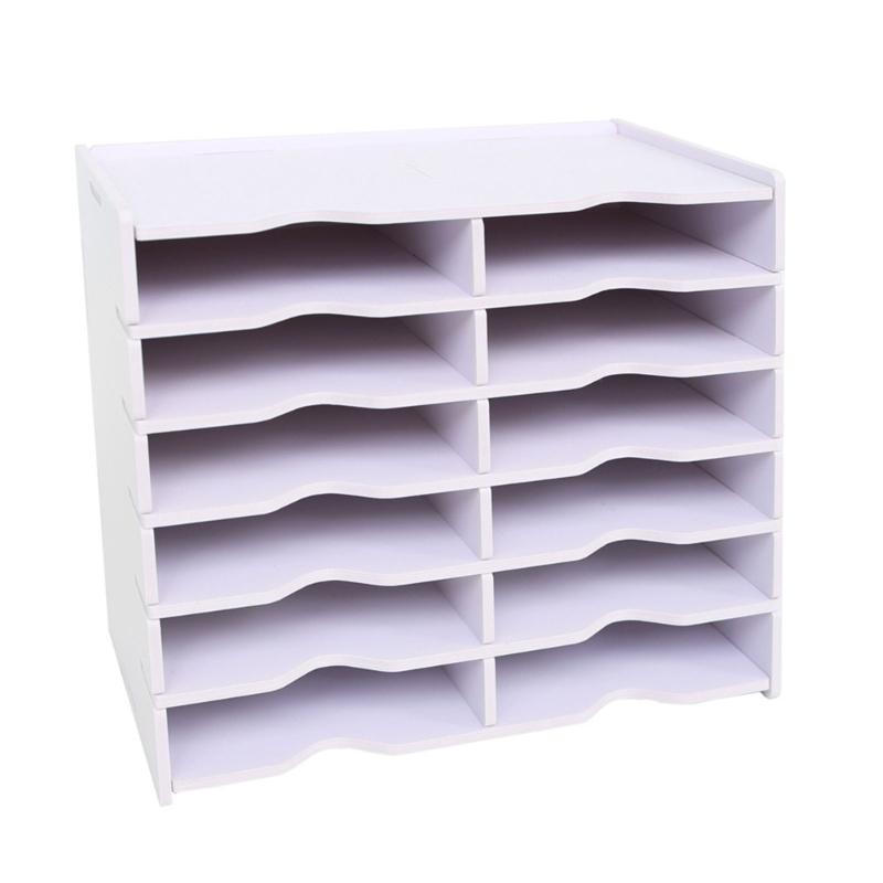 

Многофункциональный настольный органайзер Элегантный дизайн с просторными отделениями Домашний аксессуар для легкой организации белый