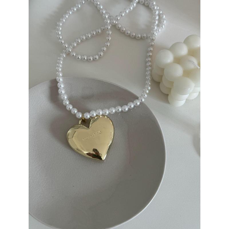 Mei Mary Influencer-style Pearl Belt - Women's Decorative Suit Heart Accessory Waist Chain Crossbody