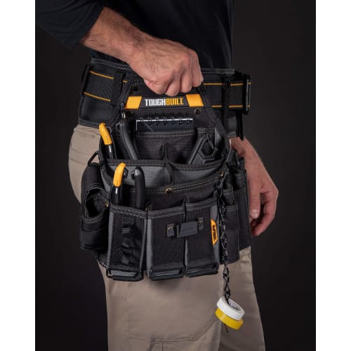 TOUGHBUILT ClipTech Master Electrician's Pouch with Shoulder Strap (TB-CT-104)