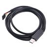 FTDI Chip USB 5V TTL UART Serial Cable 1.8m Length TTL-232R-5V Compatible Barcode Scanner Printer Computer 3-in-1 Multi-Function