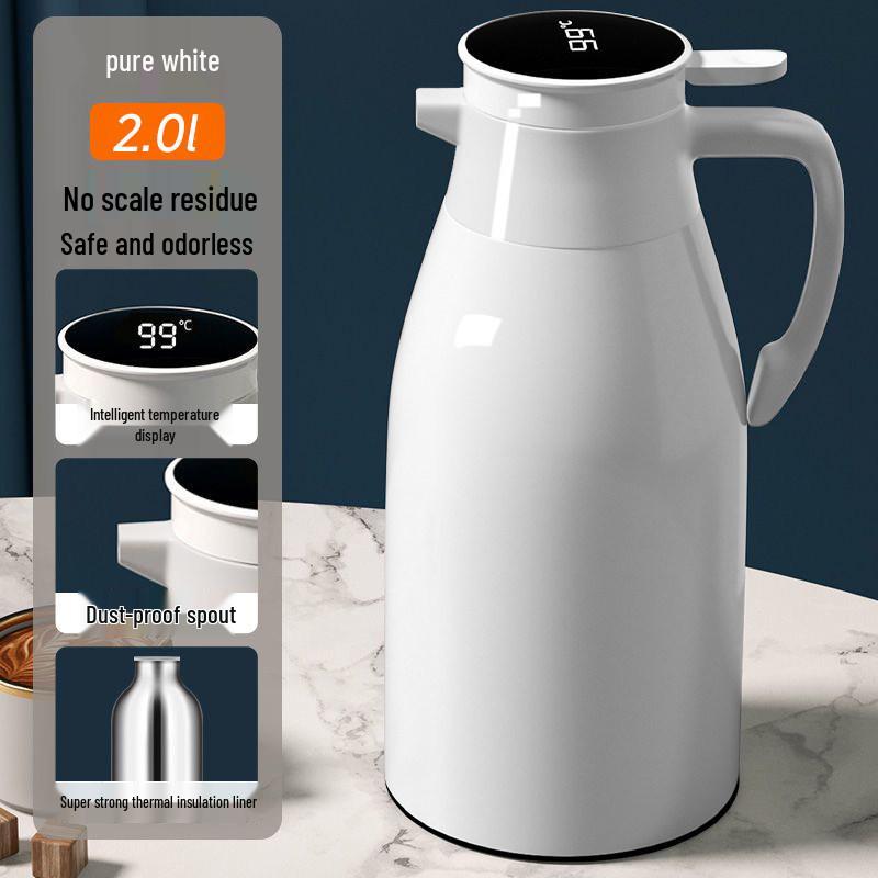 2026 Thermoskanne mit Glaseinsatz - Perfekt für Zuhause & Wohnheim