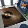 Vinyl Record Music Carpet DJ Screen Tape Rug for Bedroom Living Room Sofa Home Doormat Decor,Large Kid play Non-slip Floor Mat