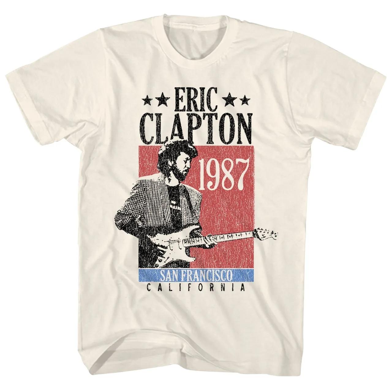Classic Eric Clapton Blackie Tour 2008 Band T Shirt Rock Music Men and Women TShirt Short Sleeve Tee Cotton Top Summer Clothing S