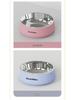 Non-Slip 304 Stainless Steel Pet Food & Water Bowl - Protects Cervical Spine, Large Diameter, Ideal for Dogs and Cats.
