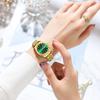 Watch Simple Temperament Women'S Light Luxury Watch Retro Niche Calendar Small Green Women'S Watch