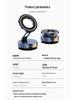 Foldable Zinc Alloy Magnetic Phone Holder for Car - K11 Model