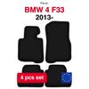 Basic Velour Floor Mats, For Bmw 4 F33 Coupe Cabrio (2013-)