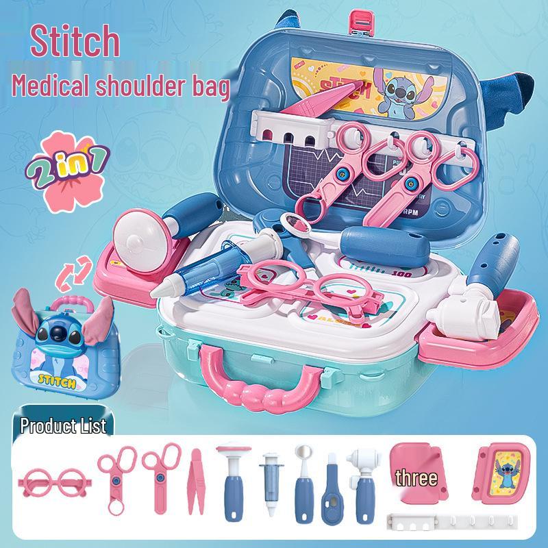 Детский рюкзак и медицинский набор Disney Stitch для сюжетно-ролевых игр
