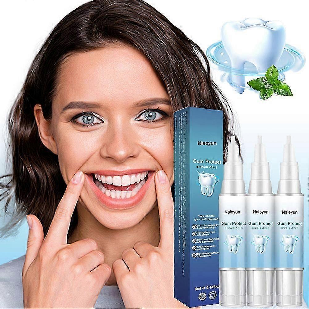 5pcs Gum Repair Gel Rebuilding Strengthen Whiten Remove Breath Inflammation Oral Tooth Bad Protect Anti Gingival Stains Recessio