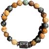 Twelve Constellations Bracelet: Men's Gemini, Virgo, Leo Design - In Stock