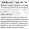Keyless Entry Remote Control Key Fob Replacement Fits for GMC Sierra 1500 2500 3500      Chevrolet Silverado 1500 2500 3500 HYQ1ES 13522904 13522854