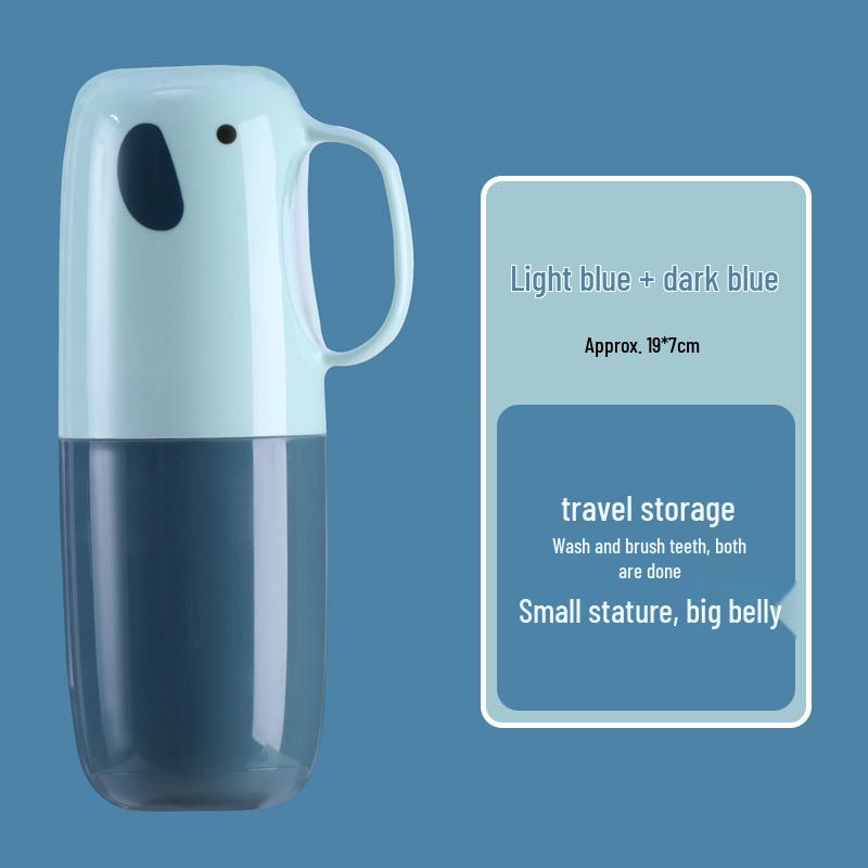 Portable Dustproof Travel Toothbrush & Toothpaste Holder Cup