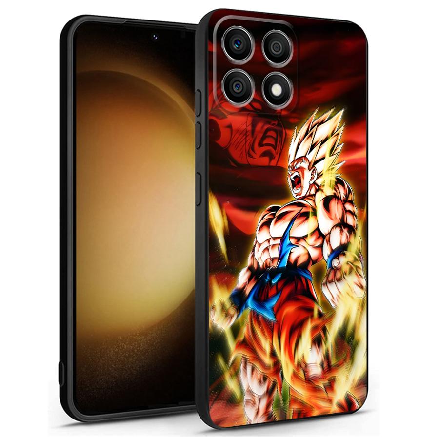 Black Soft Phone Cover Case for Honor X7 70 X6 Magic5Lite X5b X8 X9a 200 400 Lite 90 8X Dragon Ball Super Saiyan