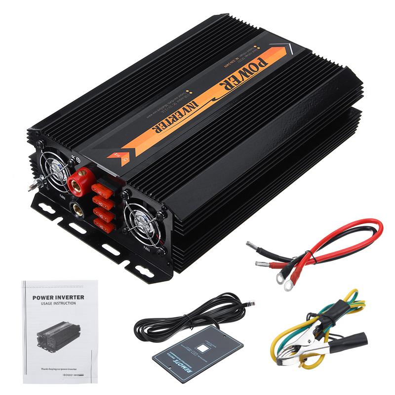 Invertor de Putere 10000W DC 12V LA AC 220V-240V Invertor cu Undă Sinusoidală Modificat pentru Mașină